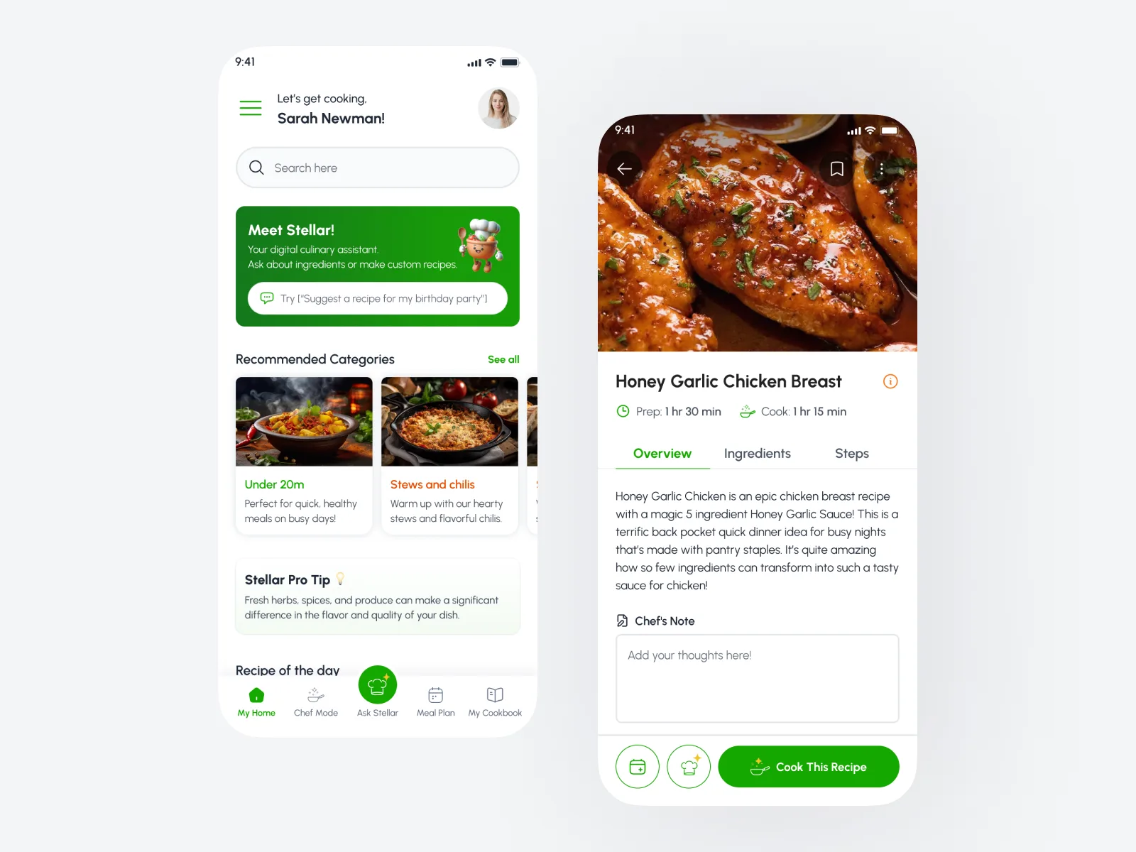 Home cooking, reimagined project mockup